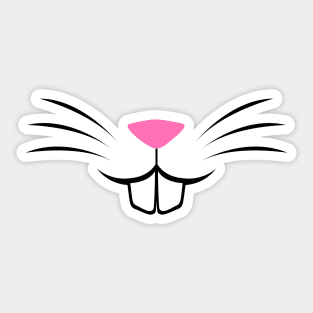 Rabbit nose Sticker